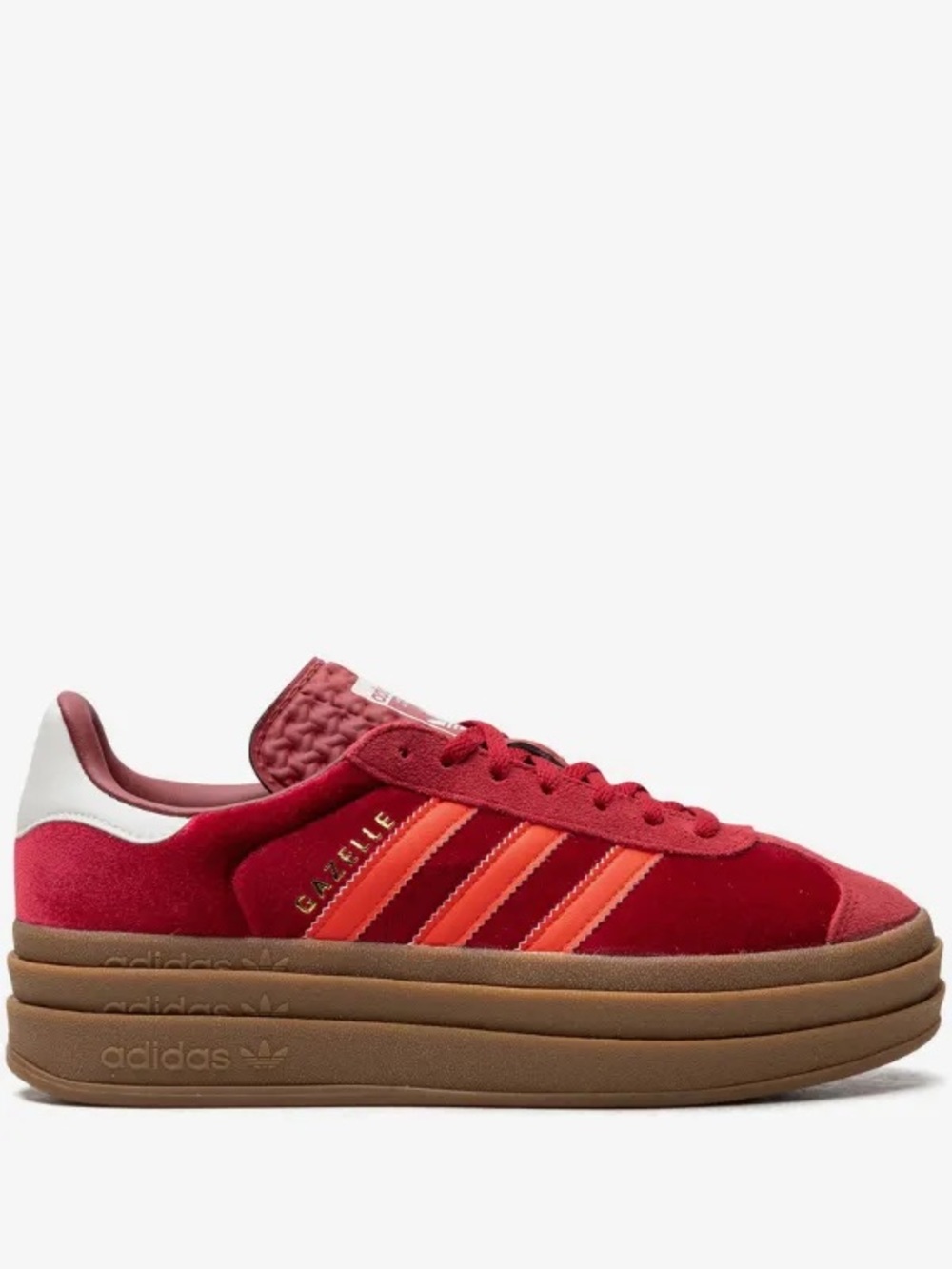Adidas Gazelle “Bold” Platform Velvet Sneaker